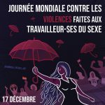 COMMUNIQUÉ – Lyon – Journée internationale de lutte contre les violences faites aux travailleuses et travailleurs du sexe